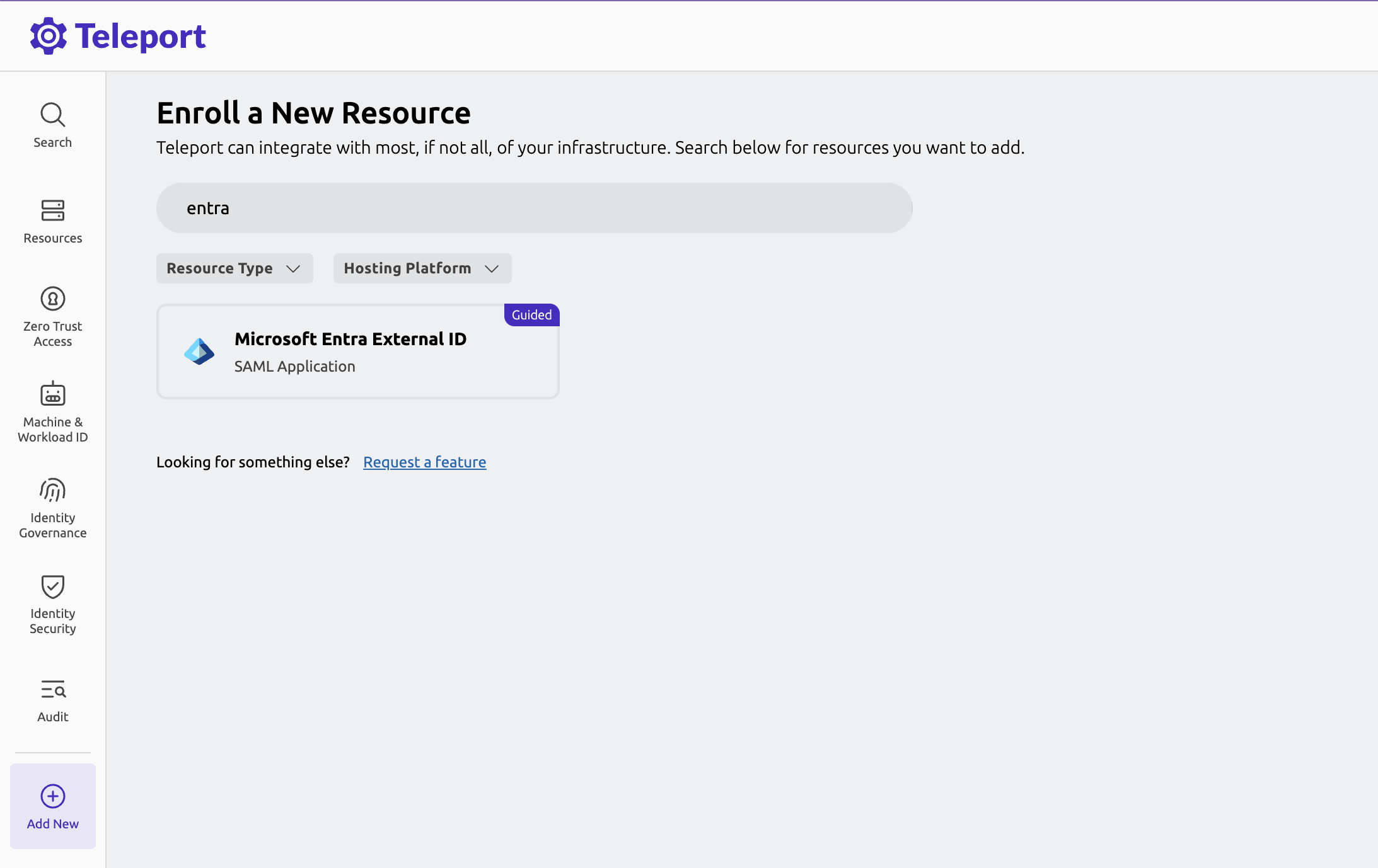 Add new resource